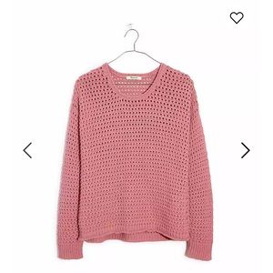 Madewell Open-Stitch Austen Pullover Sweater